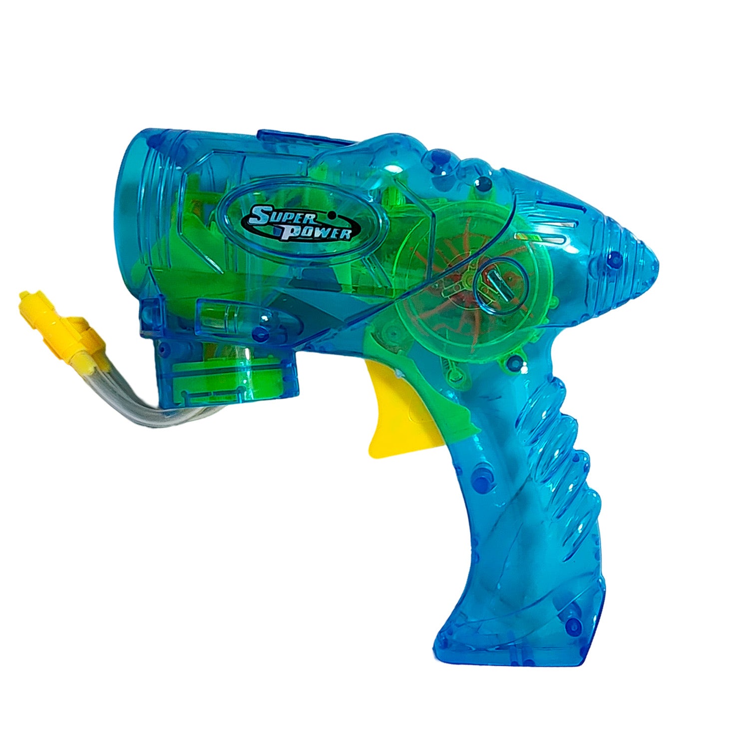 Pistola Burbujera Con Luces + Liquido Bu